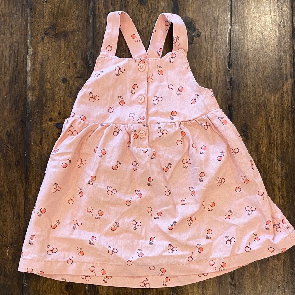 Carter's Pink Cherry Print Dress